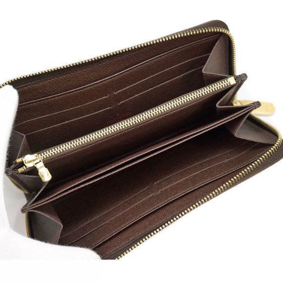 Louis Vuitton Zip Ebene Wallet Brown long Damier Zippy - Picture 7 of 10